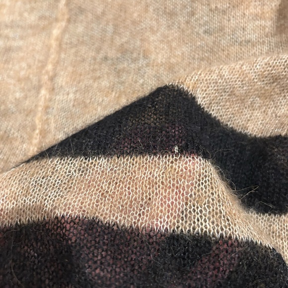 Free People ‘Twelve Roses’ Oversized Alpaca V-Neck Pullover Sweater - Picture 11 of 13